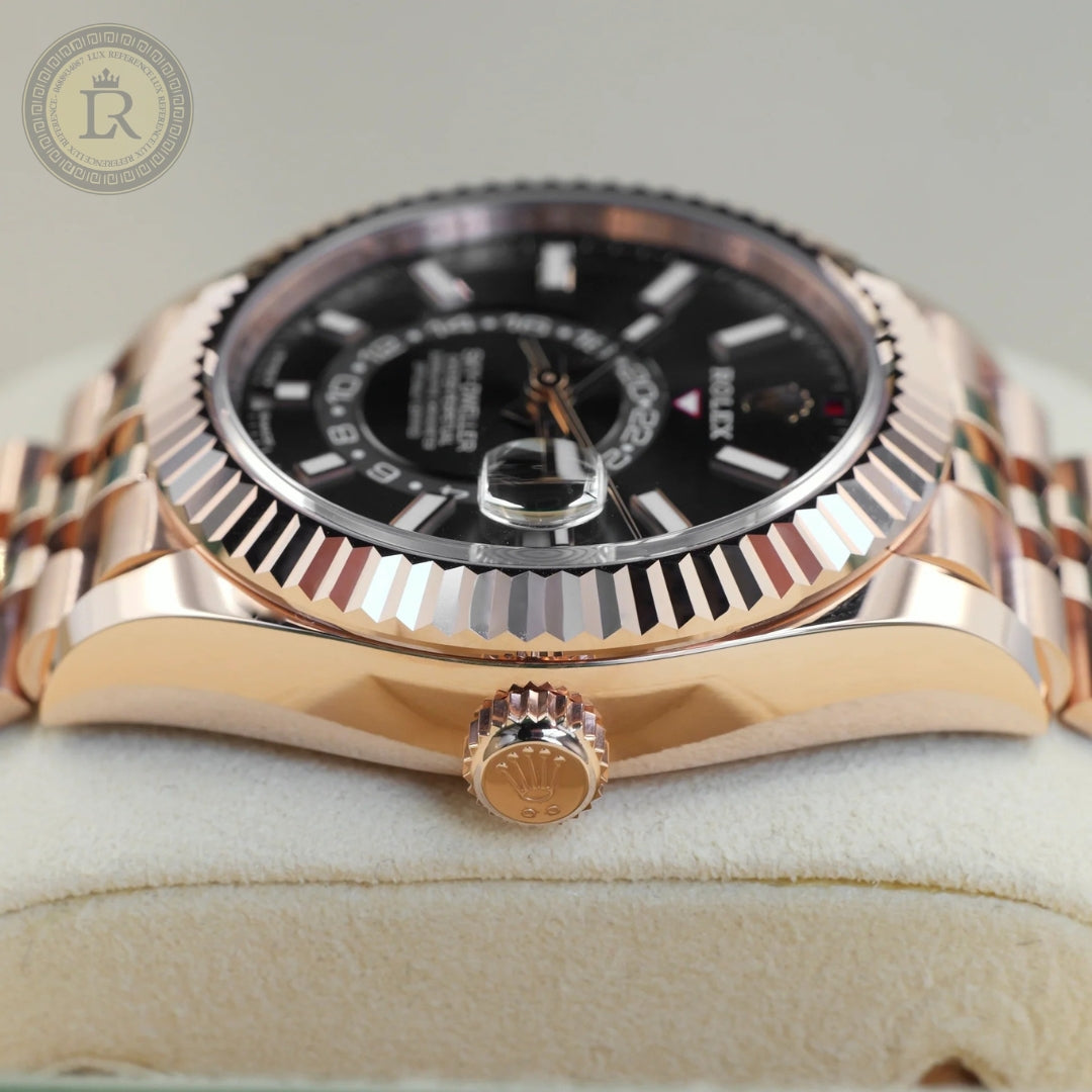 Rolex Sky-Dweller Rose Gold Jubilee Bracelet, Cadran Gris