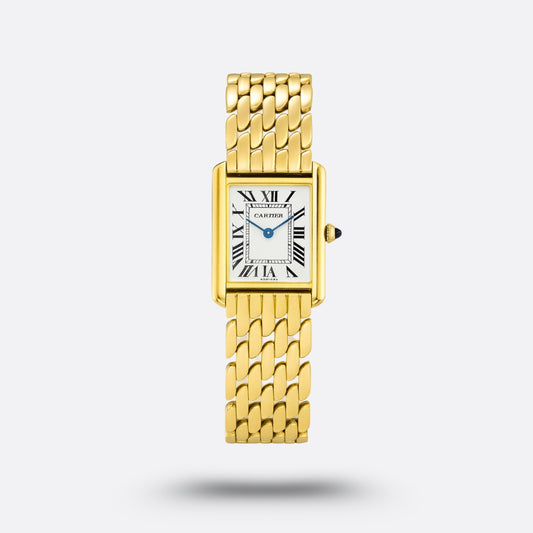 Tank Louis Cartier or jaune