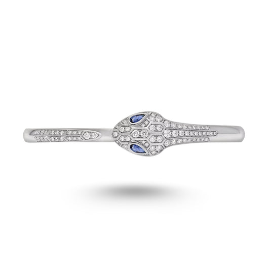 Bracelet Bvlgari Serpenti Seduttori, or blanc