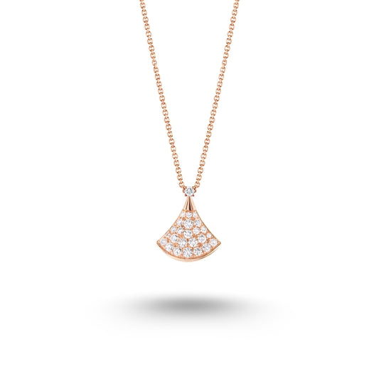 Collier Bvlgari Divas’ Dream Diamants, or rose