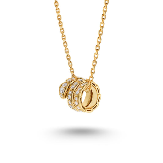 Collier Bvlgari Serpenti Viper, or jaune