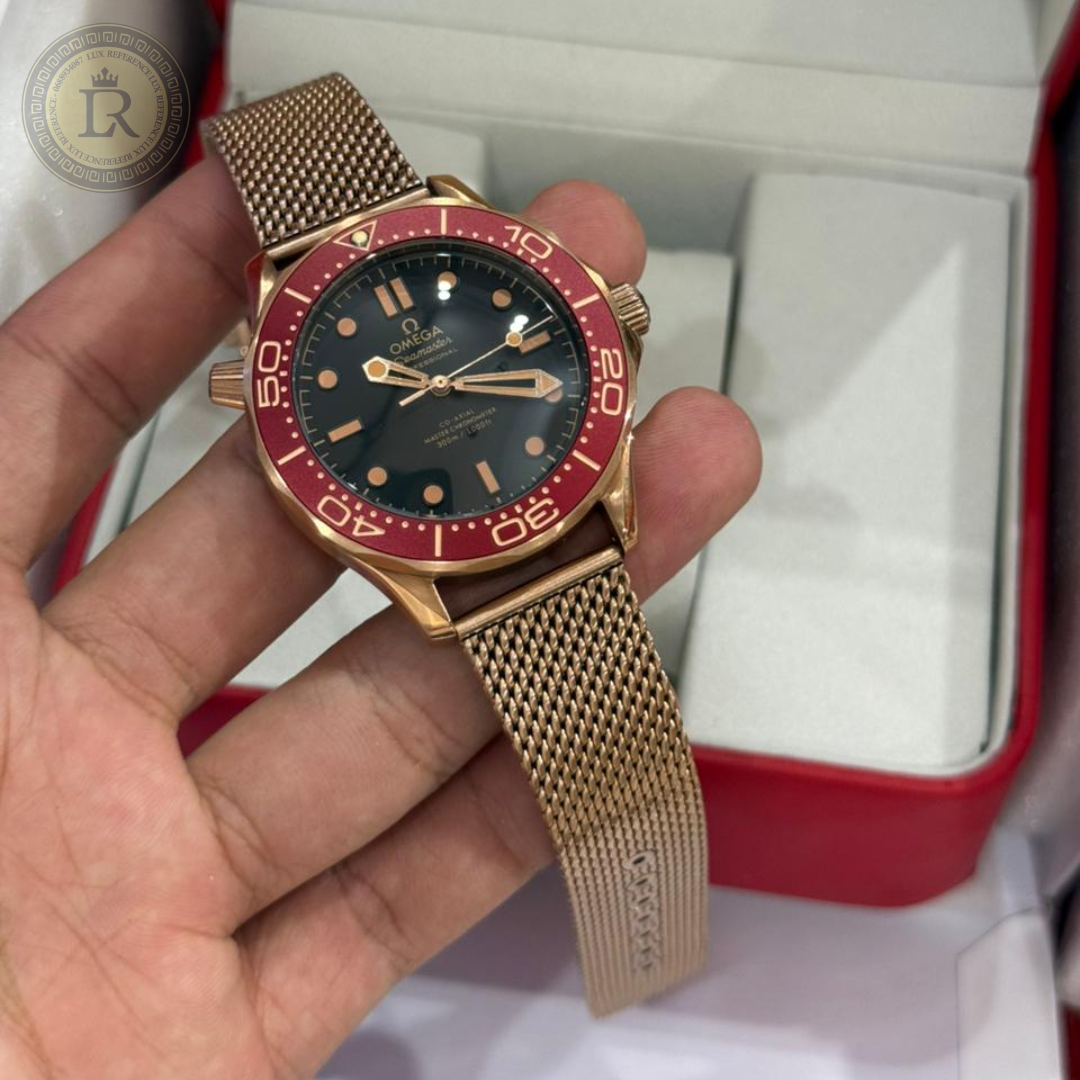 Omega Seamaster Diver 300M, Bronze Gold with a black dial