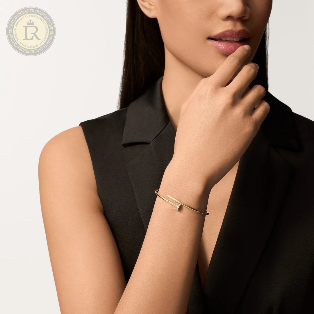 Bracelet Cartier Juste un Clou, petit modèle, diamants, or jaune