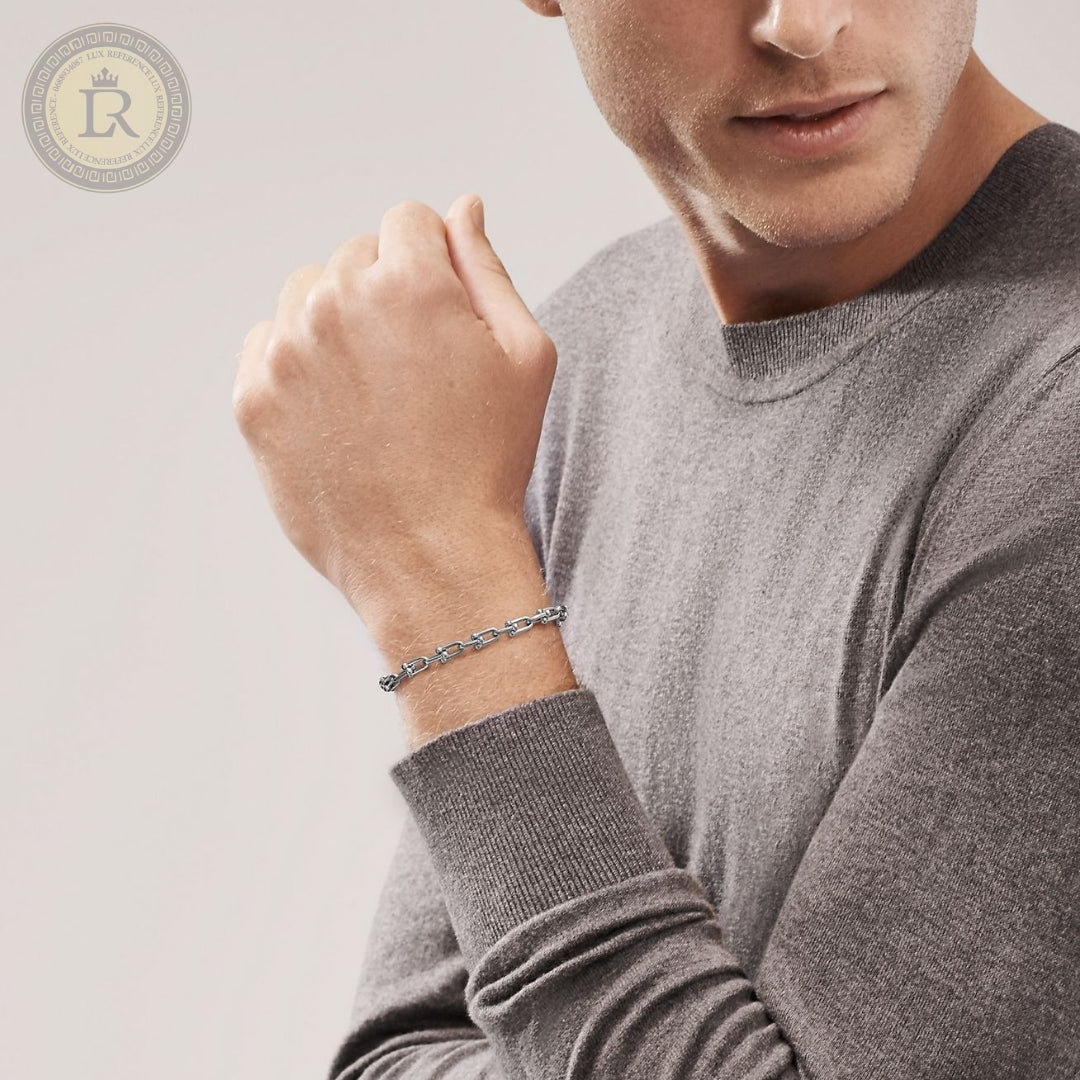 Bracelet Tiffany & Co Small Link en or blanc