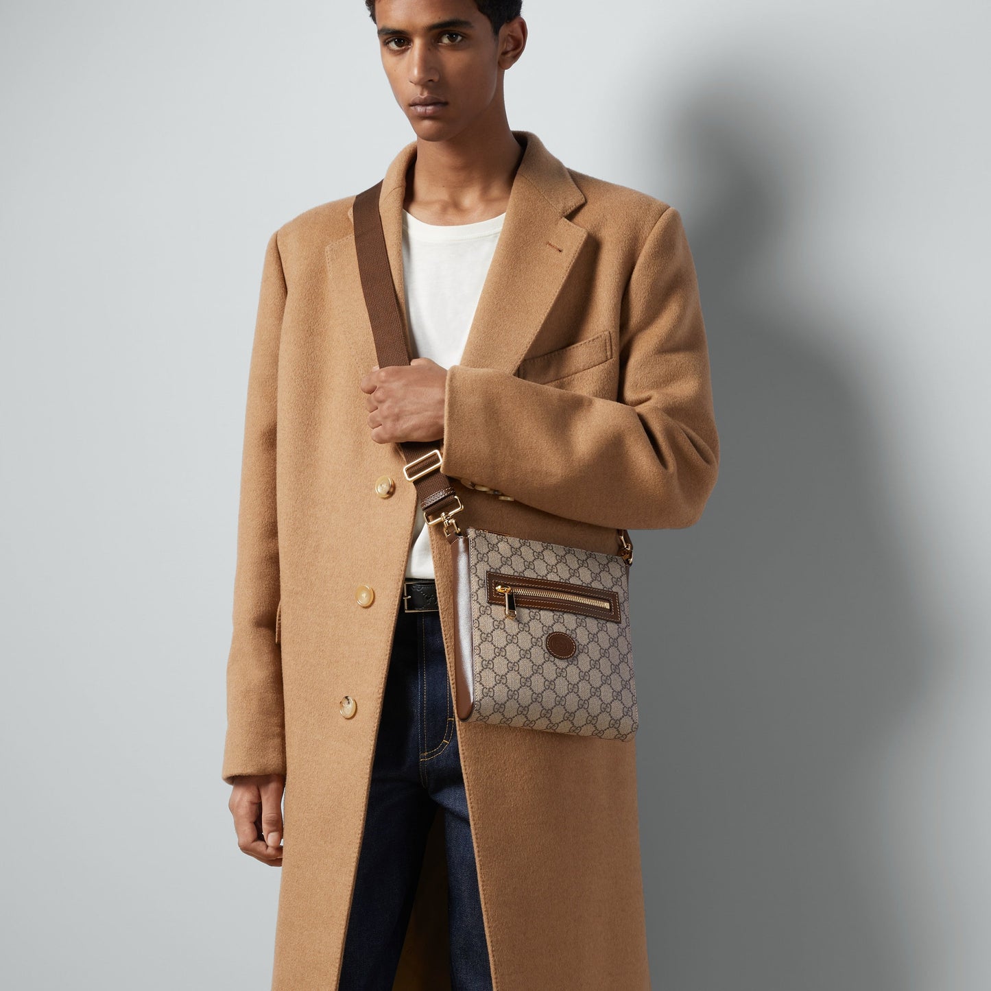 Sac à bandoulière en toile Suprême GG