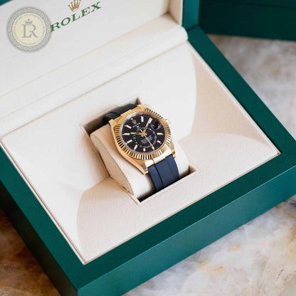 Rolex Sky-Dweller 326238 Or Jaune, Cadran Noir