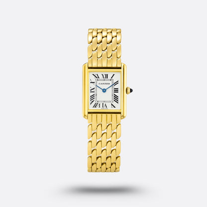 Tank Louis Cartier or jaune