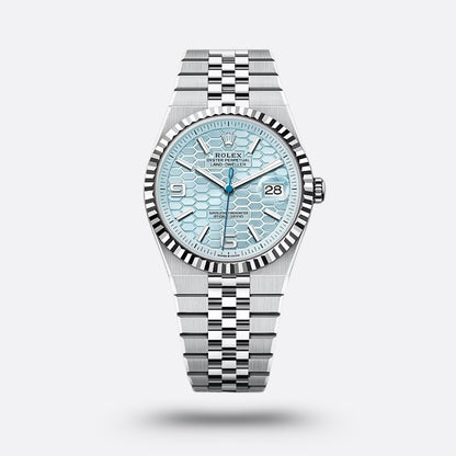 Rolex Land-Dweller bleu glacier 36mm unisexe