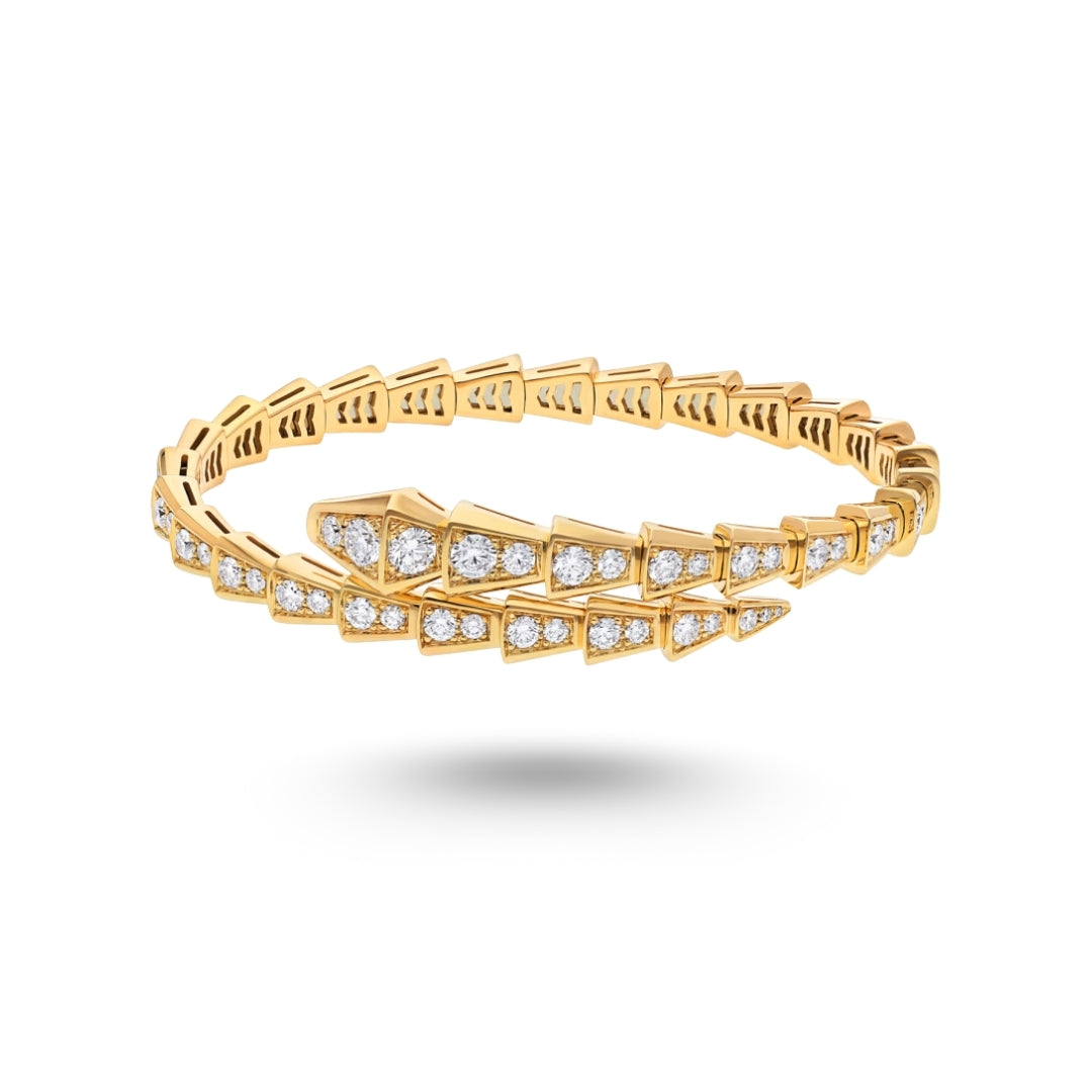 Bracelet Bvlgari Serpenti Viper, or jaune