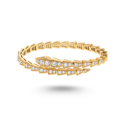 Bracelet Bvlgari Serpenti Viper, or jaune