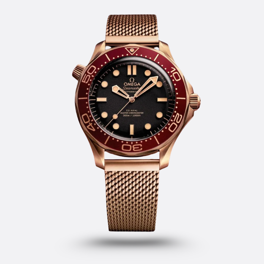 Omega Seamaster Diver 300M, Bronze Gold with a black dial