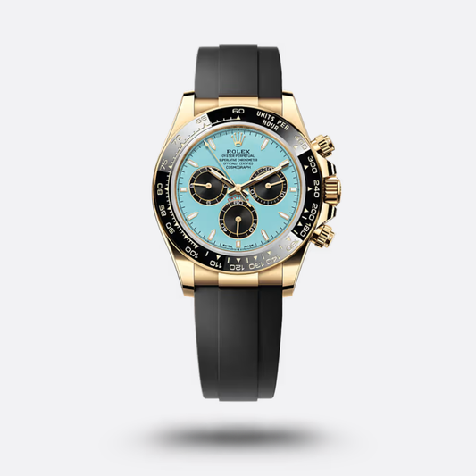Rolex Cosmograph Daytona 126518LN en or jaune avec cadran turquoise
