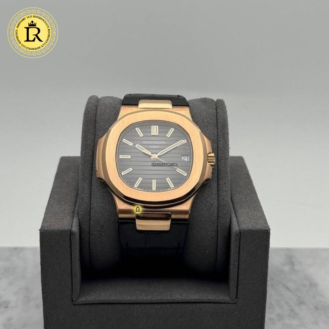Patek Philippe Nautilus Rose Gold Black Dial