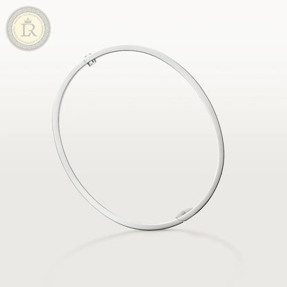 Bracelet Cartier LOVE, petit modele or gris, diamants