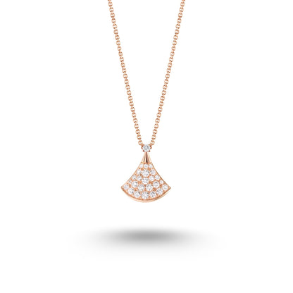Collier Bvlgari Divas’ Dream Diamants, or rose