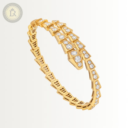 Bracelet Bvlgari Serpenti Viper, or jaune