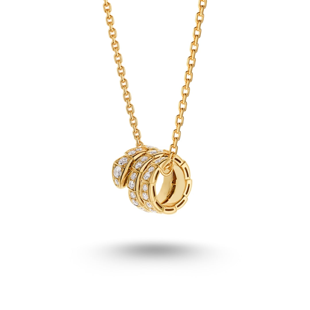 Collier Bvlgari Serpenti Viper, or jaune