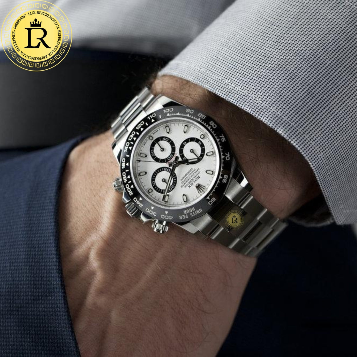 Daytona Cosmographe Fond Blanc Montre Pour Homme