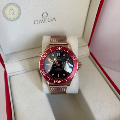 Omega Seamaster Diver 300M, Bronze Gold with a black dial