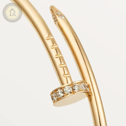 Bracelet Cartier Juste un Clou, petit modèle, diamants, or jaune
