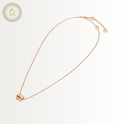 Collier Bvlgari B.zero1, or rose