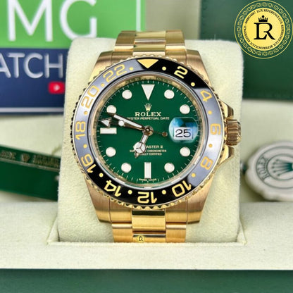 RX GMT‑MASTER II Vert/Or Jaune