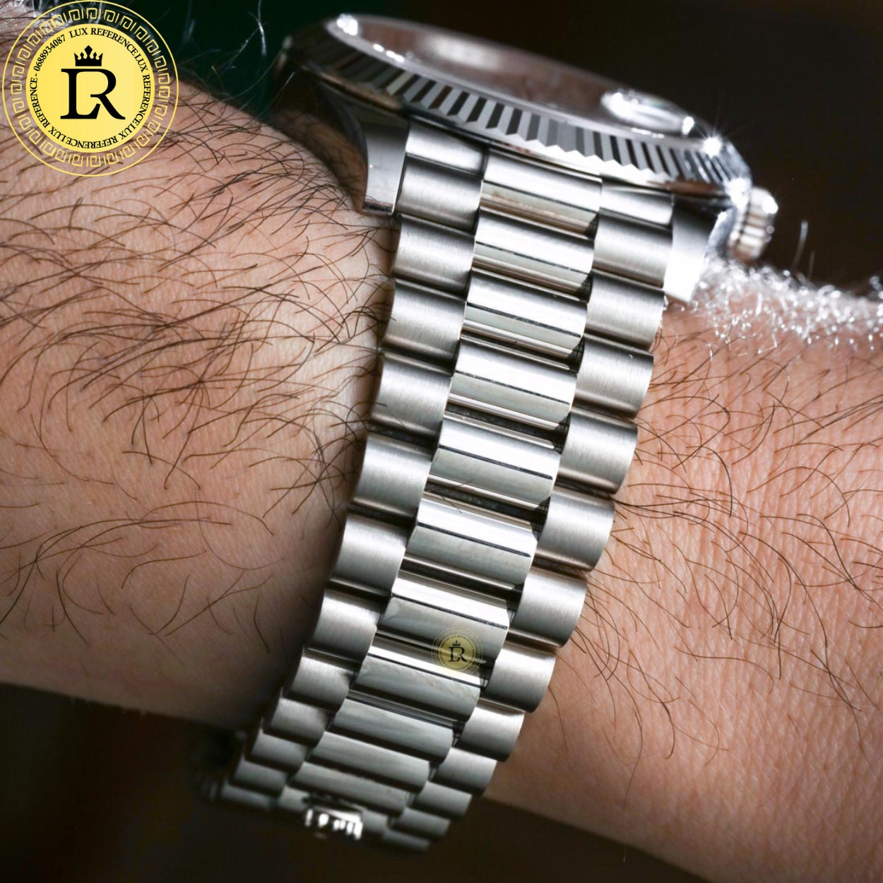 rolex day date platinum meteorite dial