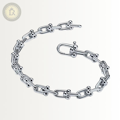 Bracelet Tiffany & Co Small Link en or blanc