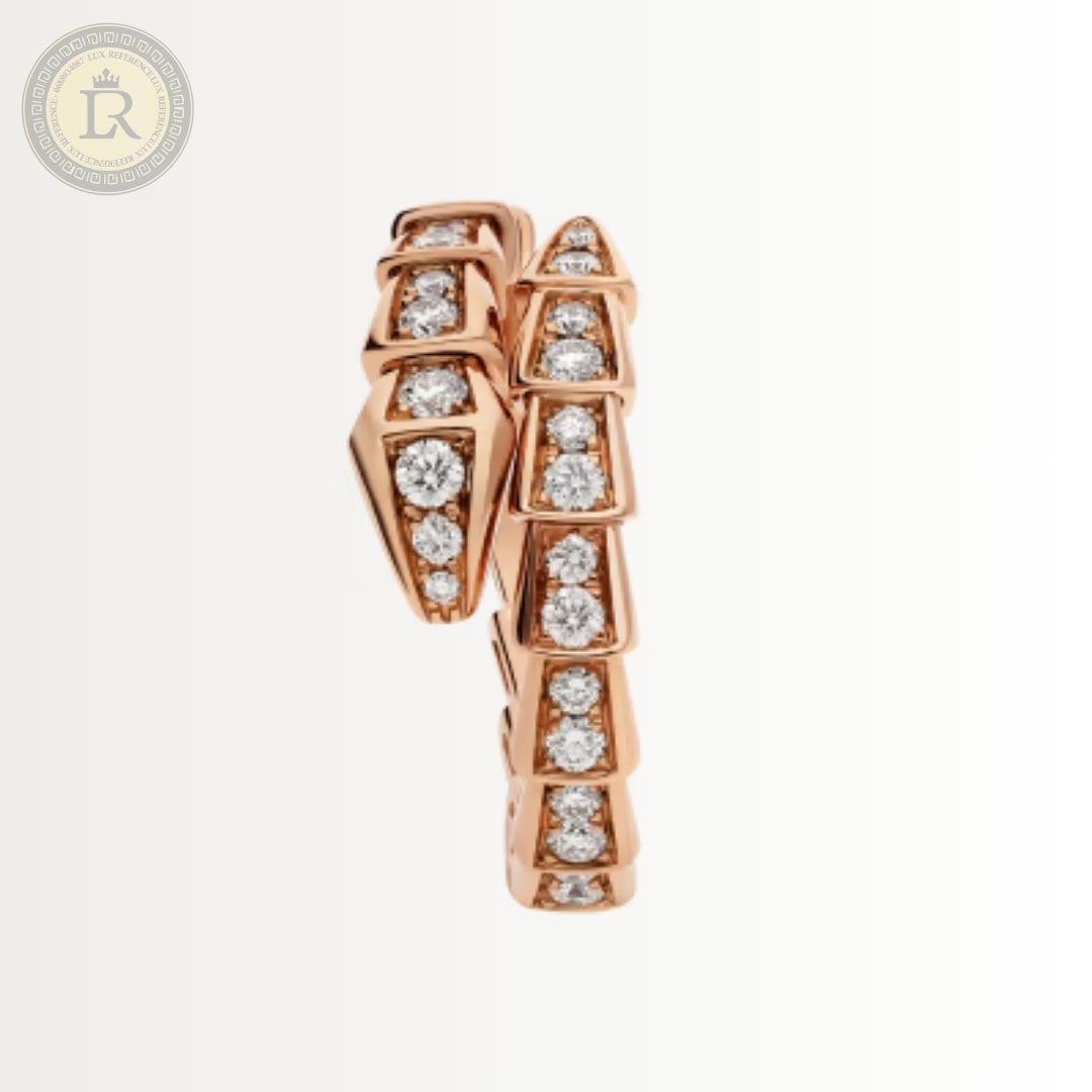 Bague un tour Serpenti Viper, or rose