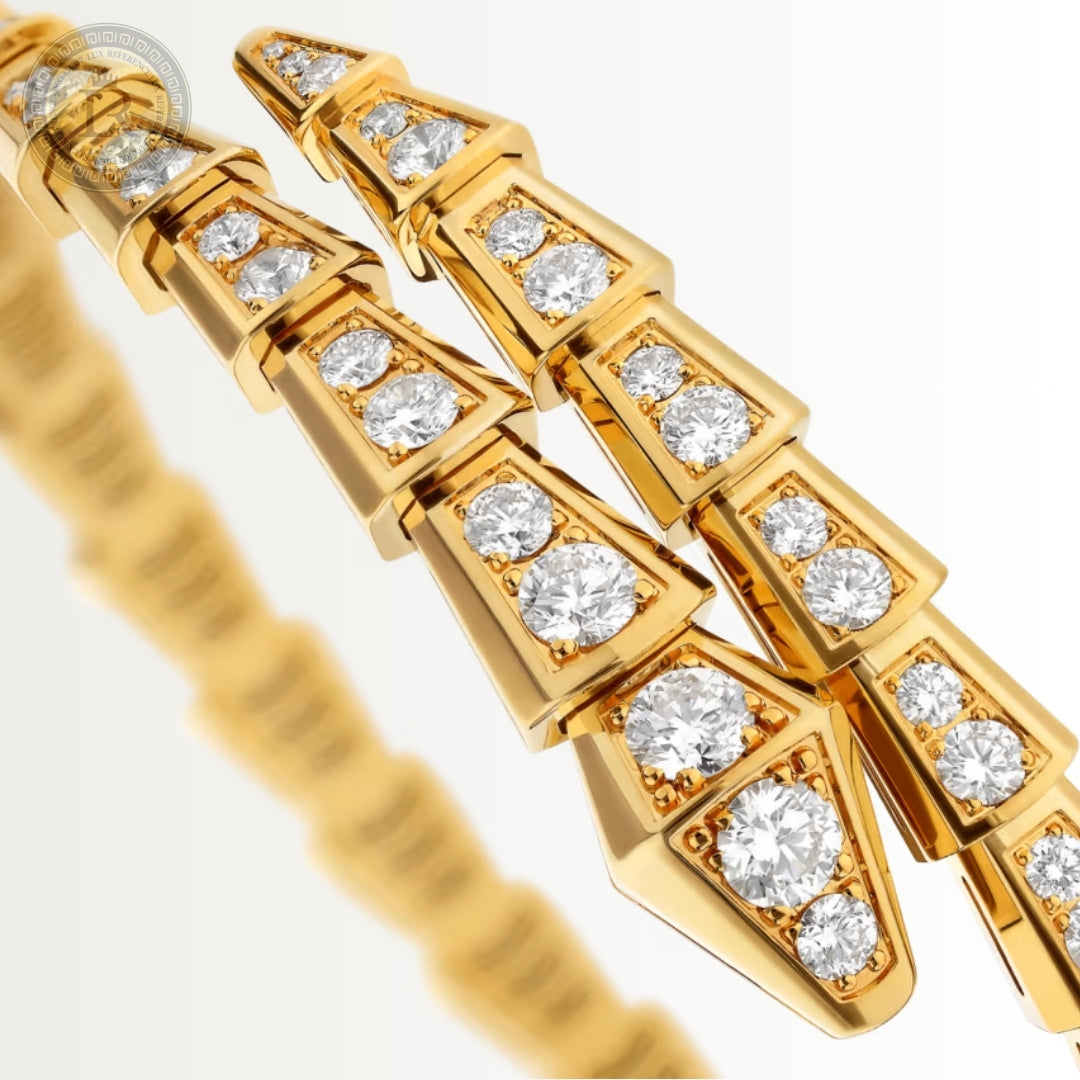 Bracelet Bvlgari Serpenti Viper, or jaune