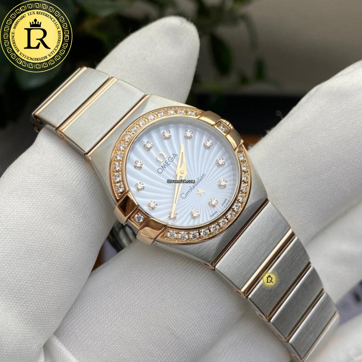Omega Constellation serti