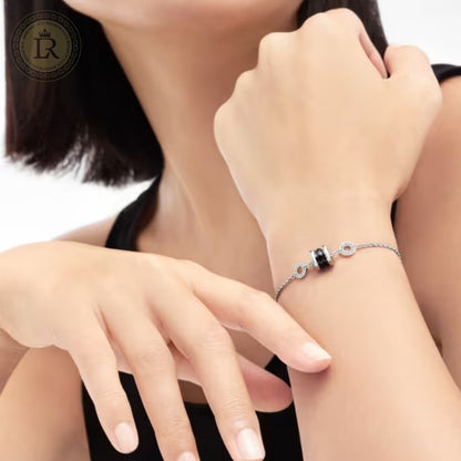 Gourmette Bvlgari Save The Children, or blanc, céramique noire