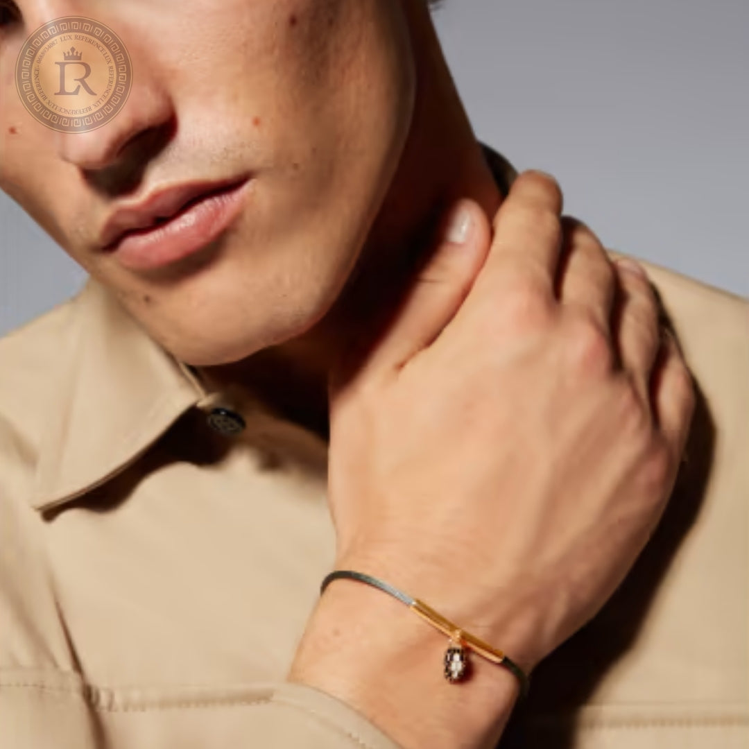 Bracelet Bvlgari Serpenti Forever, corde vert