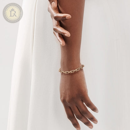 Bracelet Tiffany & Co Small Link en or rose