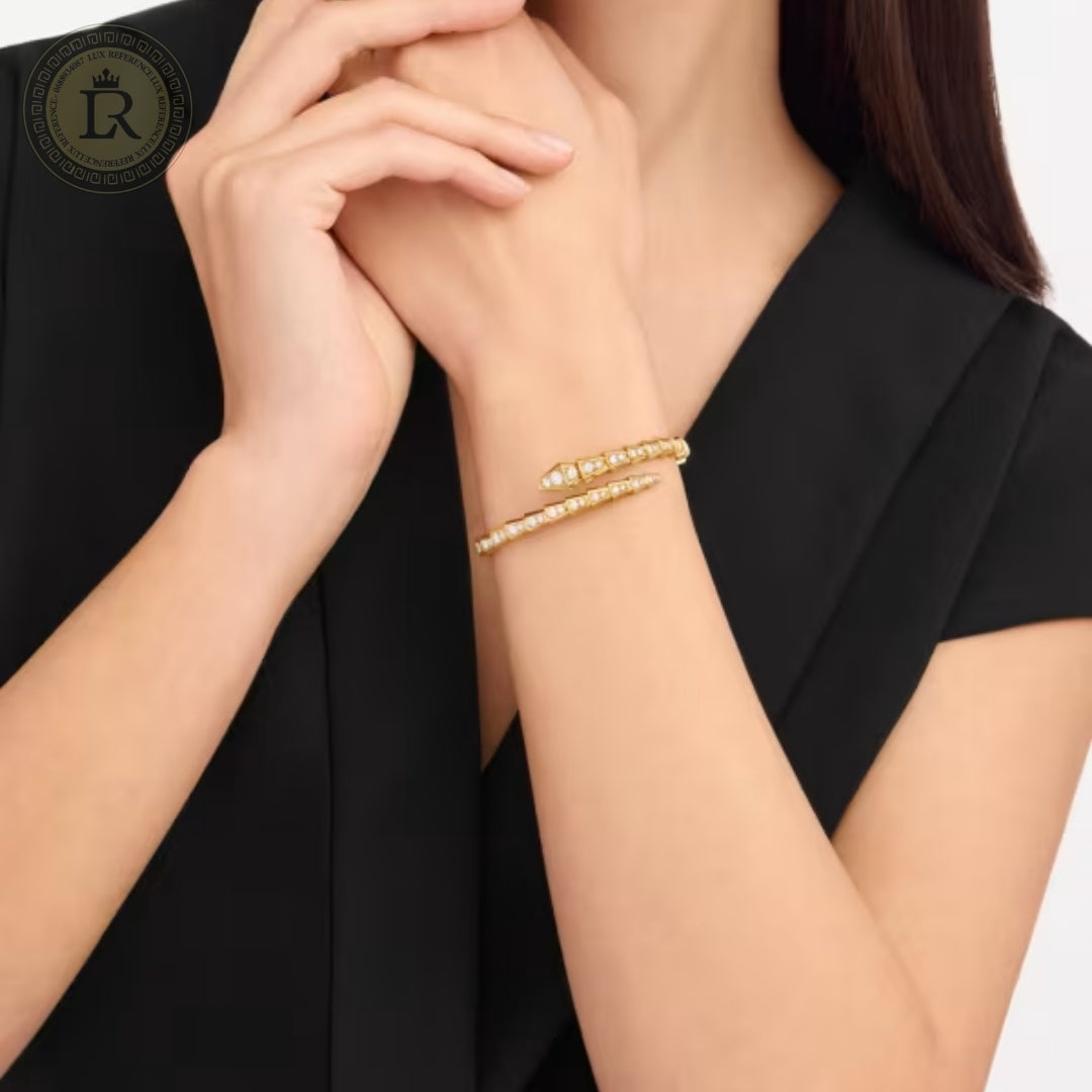 Bracelet Bvlgari Serpenti Viper, or jaune