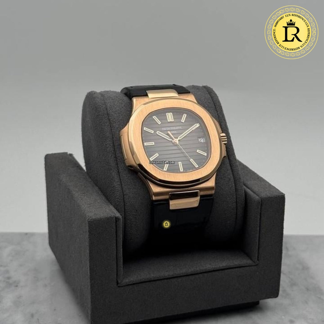 Patek Philippe Nautilus Rose Gold Black Dial