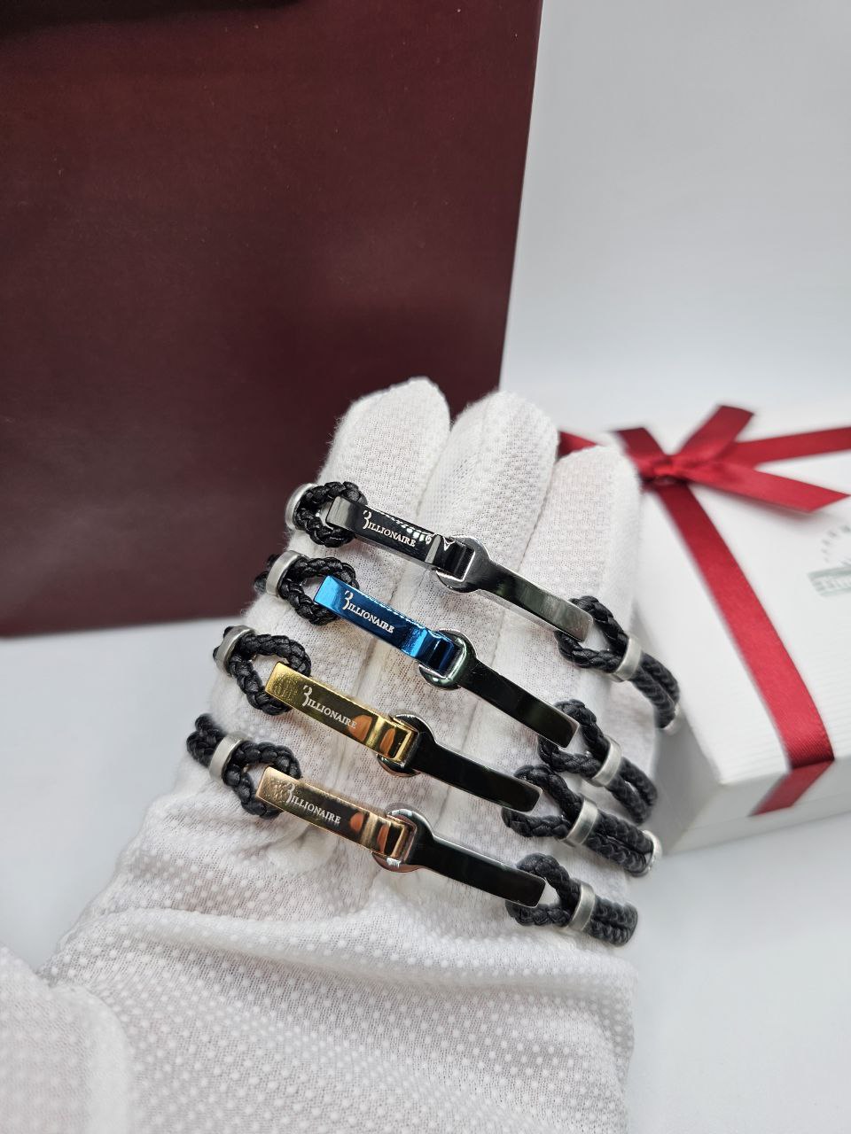 Bracelet homme cuir Billionaire