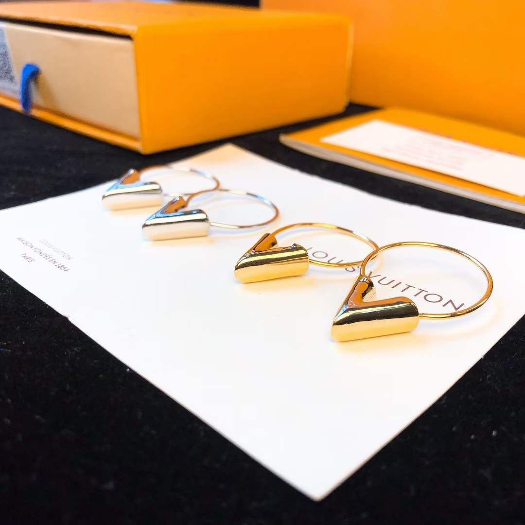 Boucles d'oreilles acier LOUIS VUITTON