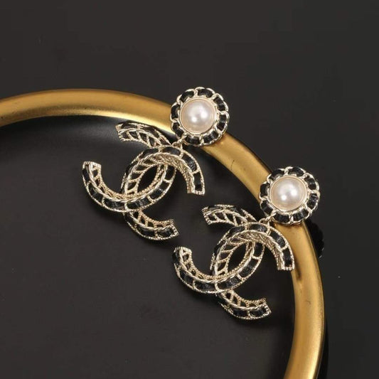 Boucles d'oreilles doré CHANEL