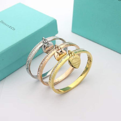 Bracelet femme acier Tiffany & Co. Strass