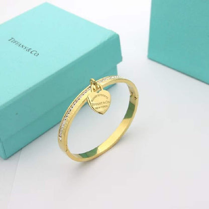 Bracelet femme acier Tiffany & Co. Strass