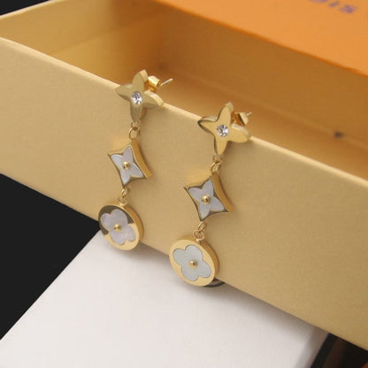 Boucles d'oreilles acier LOUIS VUITTON