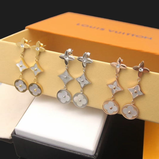 Boucles d'oreilles acier LOUIS VUITTON