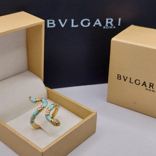 Bague femme doré BVLGARI  serpent