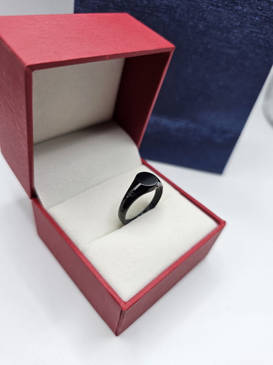 Bague homme acier