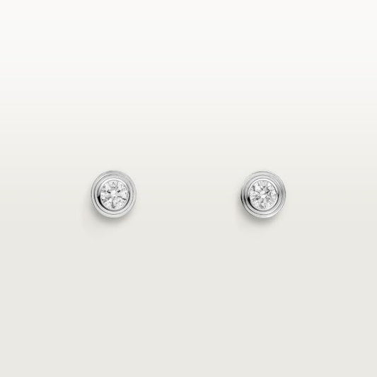 Boucles d'oreilles acier Cartier la perle