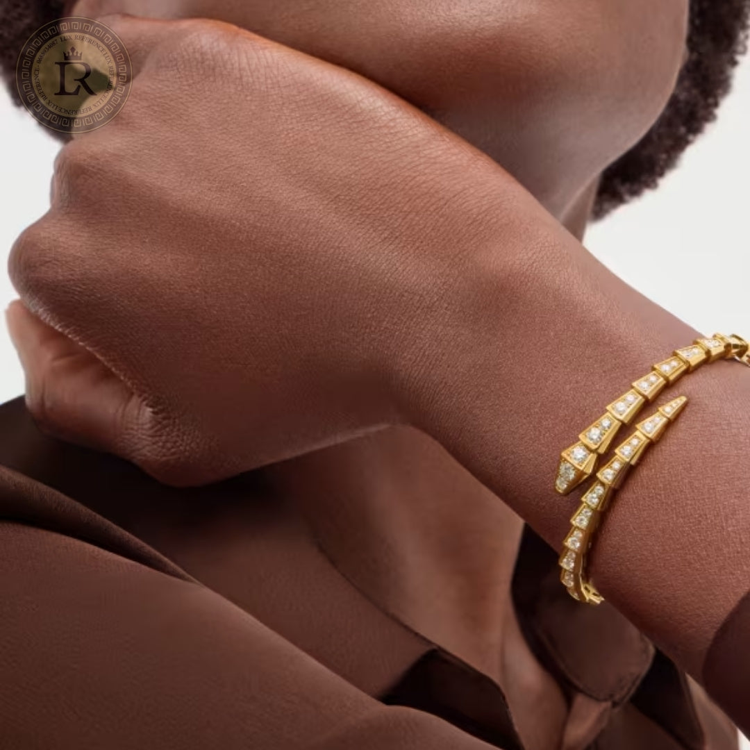 Bracelet Bvlgari Serpenti Viper, or jaune