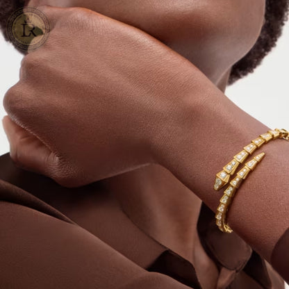 Bracelet Bvlgari Serpenti Viper, or jaune