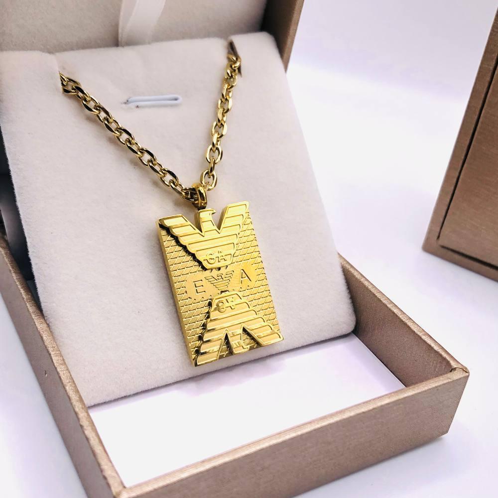 Collier acier homme EMPORIO ARMANI