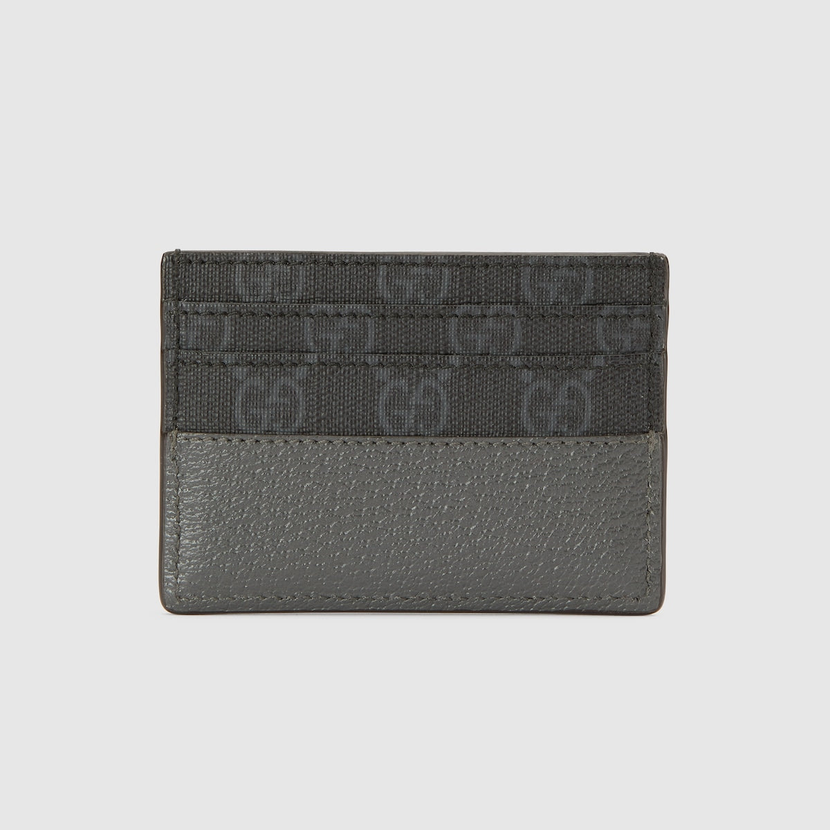 GUCCI Gg supreme card holder Grey
